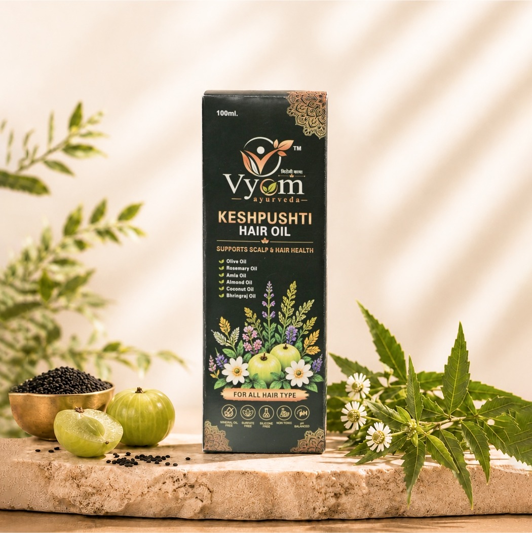 Vyom Ayurveda Keshpushti Hair Oil